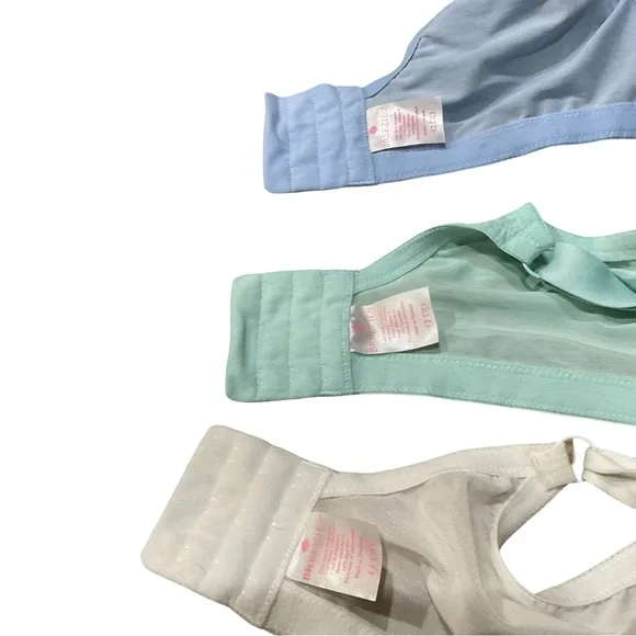 Breezies 42DD Wire-Free Bra Bundle 3 Pack QVC Full Coverage Comfort - Picture 7 of 14